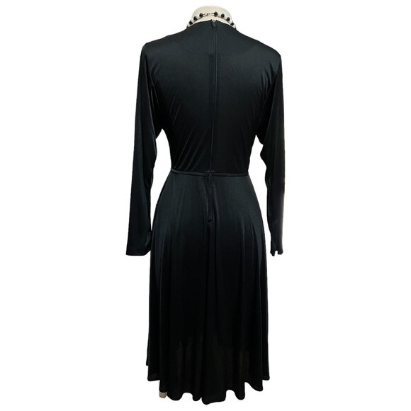 Vintage slinky black dress - Picture 4 of 5